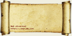 Nina Aćimović vizit kartica